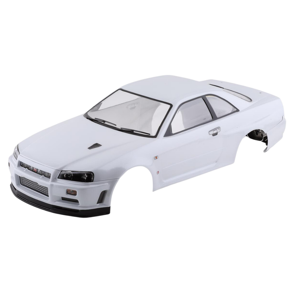 Killerbody Nissan Skyline R34 Pre-Painted 1/10 Touring Car Body (Pearl White) 48644