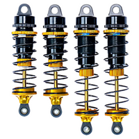 KosWork RC10 12mm Black Big Bore Buggy Shock Absorber Set KOS04191-5GD