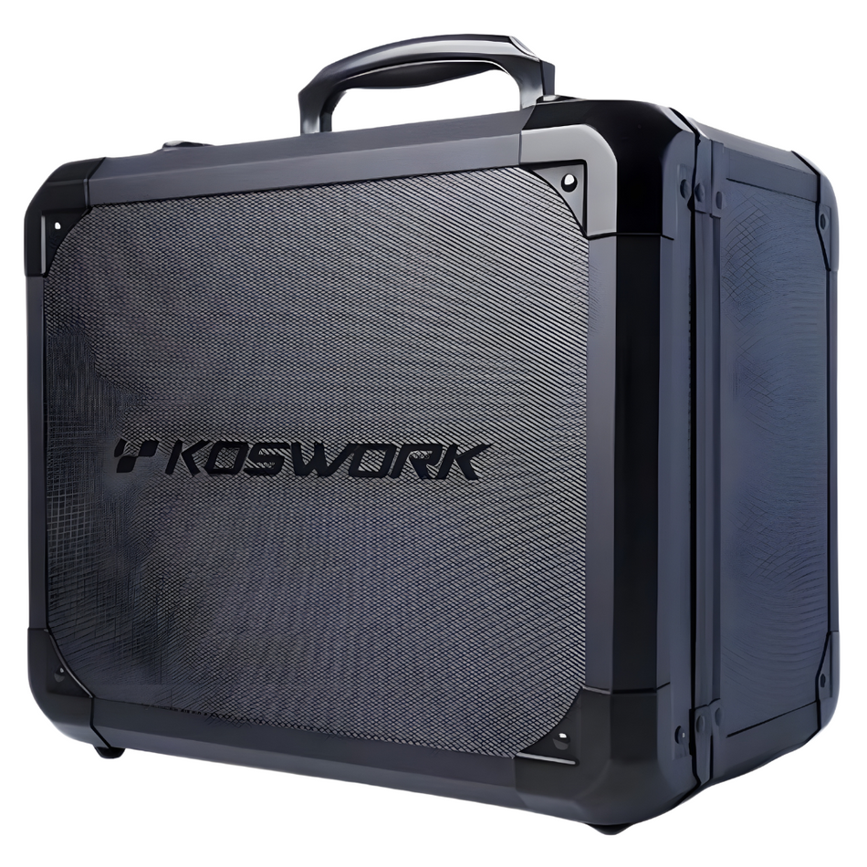 Koswork Mini Black V2 Aluminium Carry Case w/ Futaba 10PX/4PM/7PX Foam 32302-10PX