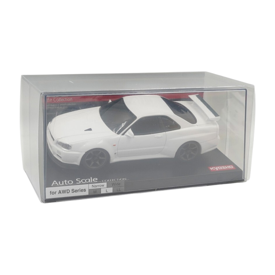 Kyosho Nissan Skyline GT-R V.Spec II Nur R34 White Body Shell 1/24 ASC ...