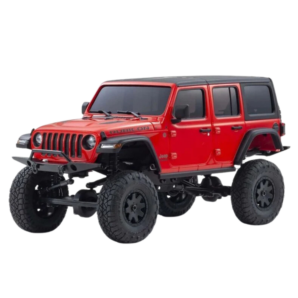 Kyosho Jeep Wrangler Rubicon 1/24 Mini-Z 4x4 RTR RC Rock Crawler (Red) 32521R