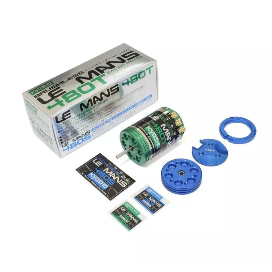 Kyosho Le Mans 480T Green (w/ 480S Blue Option) 540 Brushless Kyosho Le Mans 480T Green (w/ 480S Blue Option) 540 Brushless