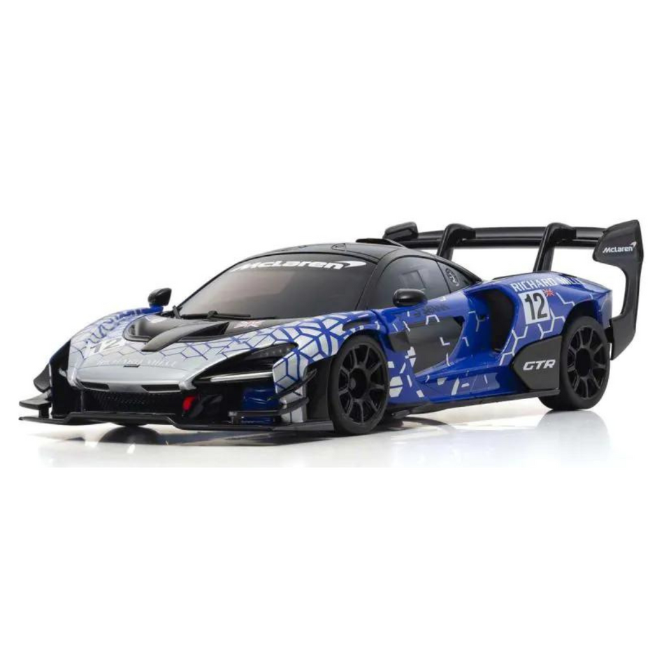 Kyosho McLaren Senna GTR Blue Mini-Z 1/24 RWD RTR RC Car 32340BL