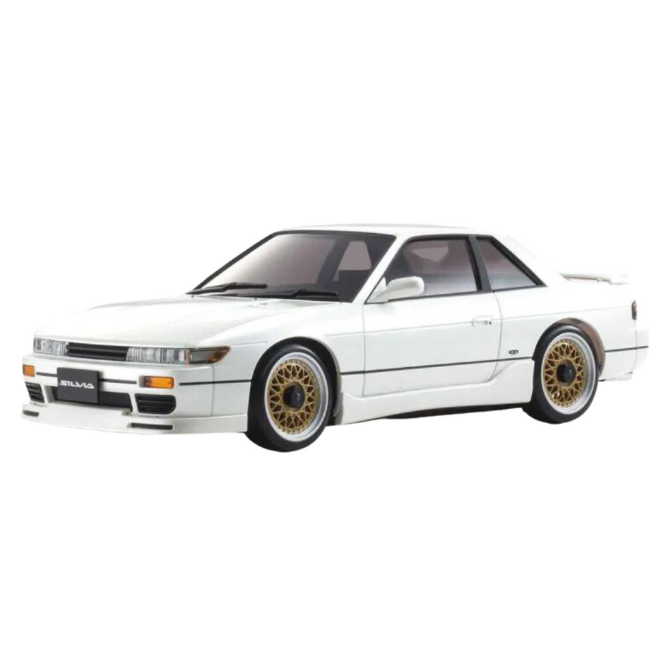 Kyosho Nissan Silvia K'S S13 Pearl White AWD RTR RC Car 1/24 Mini-Z 32622PW