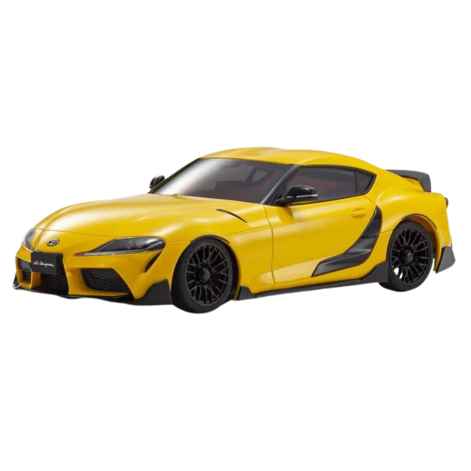 Kyosho Toyota GR Supra TRD Aero Lightning Yellow Mini-Z 1/24 AWD RTR RC Car 32626Y