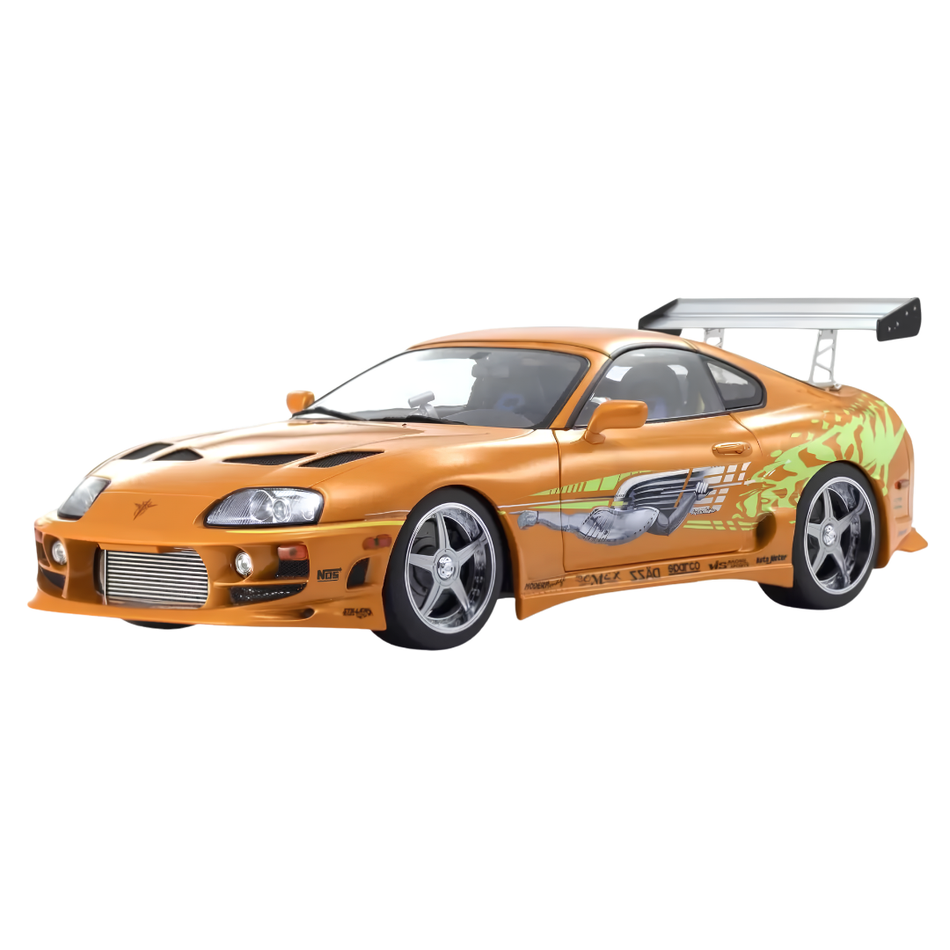 Kyosho Toyota Supra Turbo Fast and Furious Orange Pearl 1/18 Diecast Model KSD08975FF