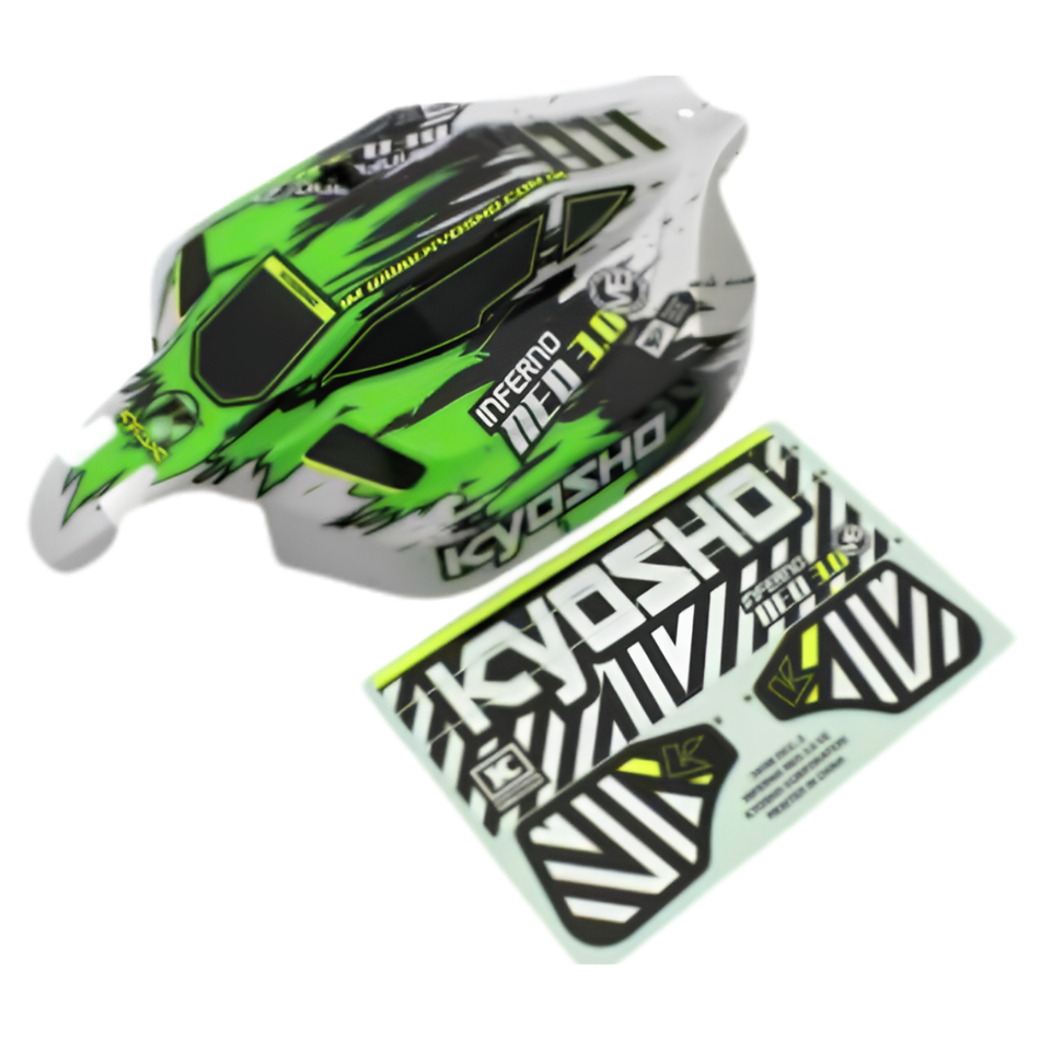 Kyosho NEO 3.0 VE T1 Decoration Body Set 1/8 Green KYO-IFB116T1