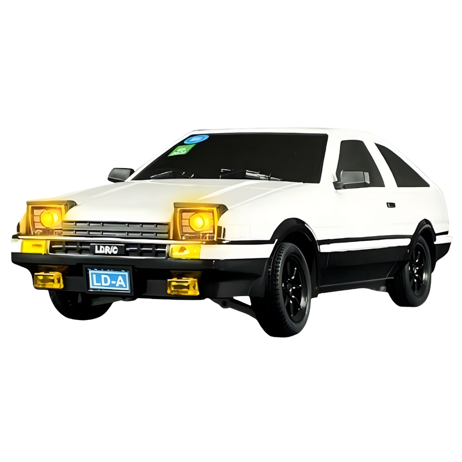 LDRC 1801 Toyota AE86 1/18 RWD Drift Car RTR w/ Gyro (White) LDRC-1801-W