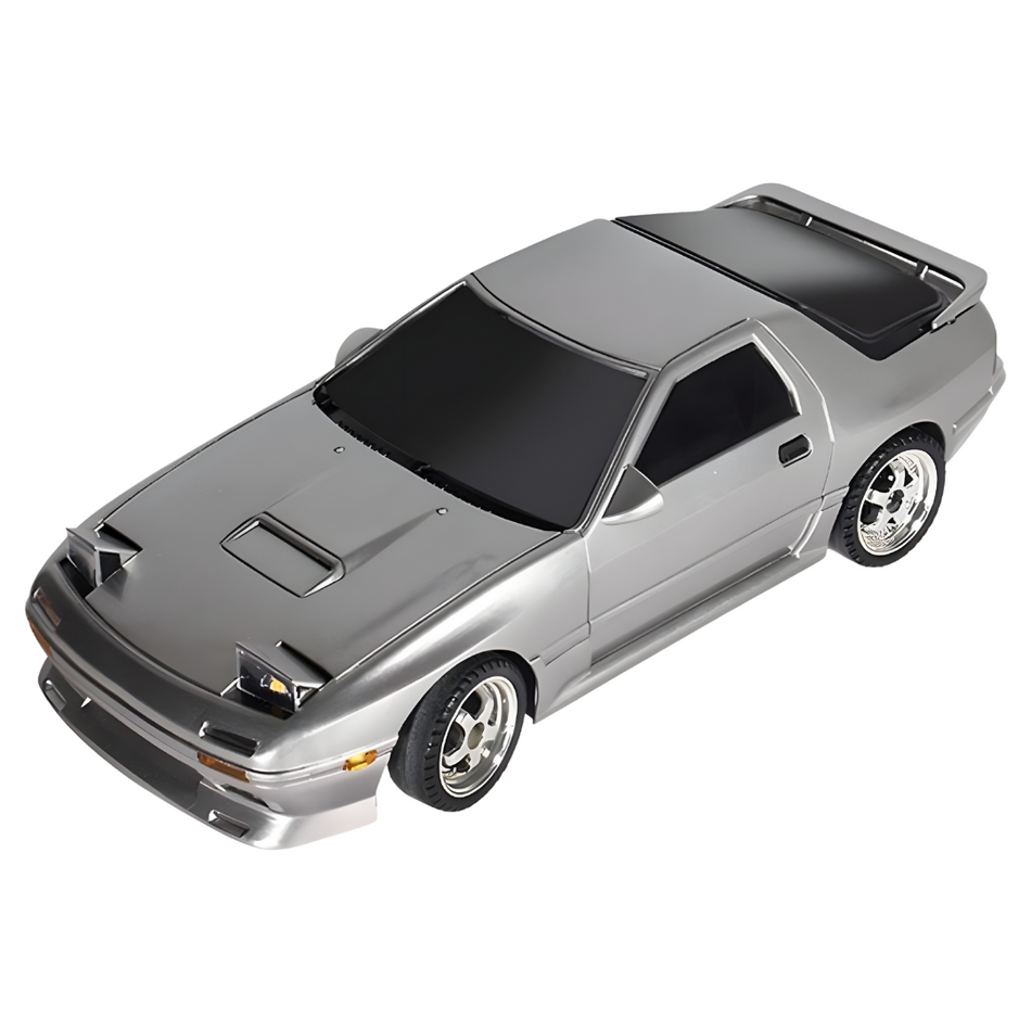 LDRC 1802S Mazda FC 1/18 RWD Drift Car RTR w/ Gyro (Silver) LDRC-1802-S