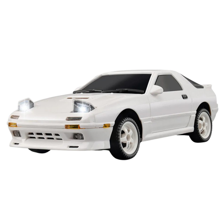 LDRC 1802S Mazda FC 1/18 RWD Drift Car RTR w/ Gyro (White) LDRC-1802-W