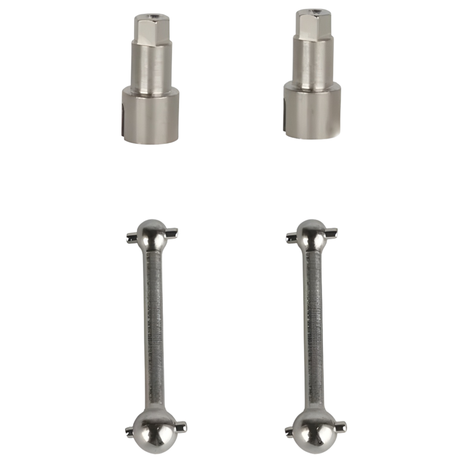 LDRC Metal Drive Shaft Set 2pc Durable RC Upgrade LA0049S