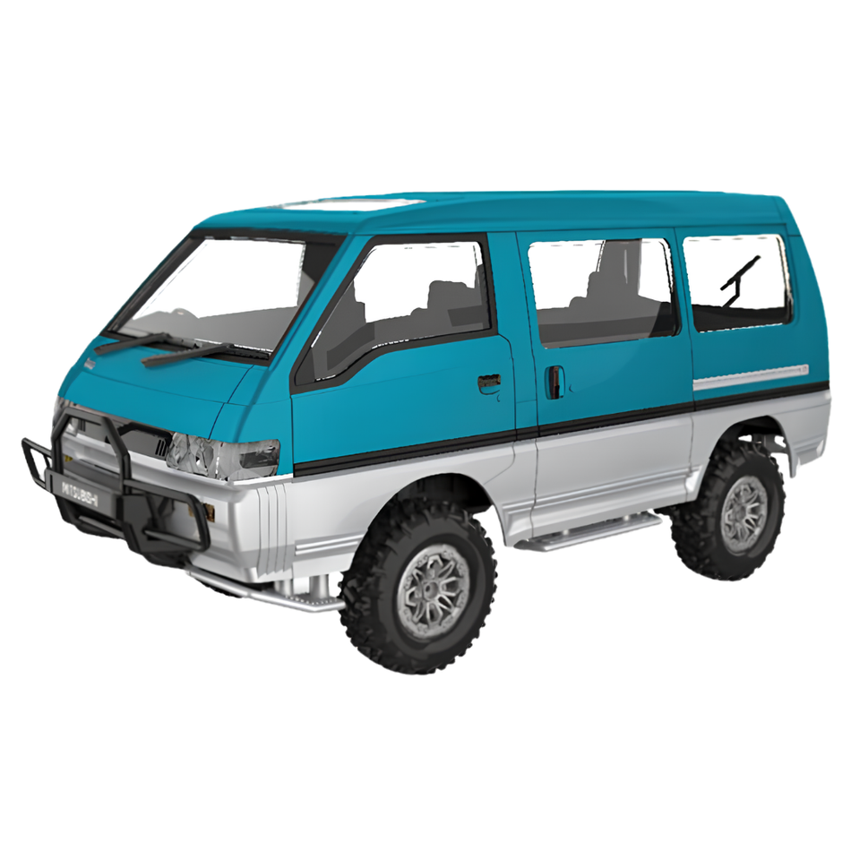 LDRC Mitsubishi Delica L300 1/12 4WD RC Van RTR Blue LDRC-1296B