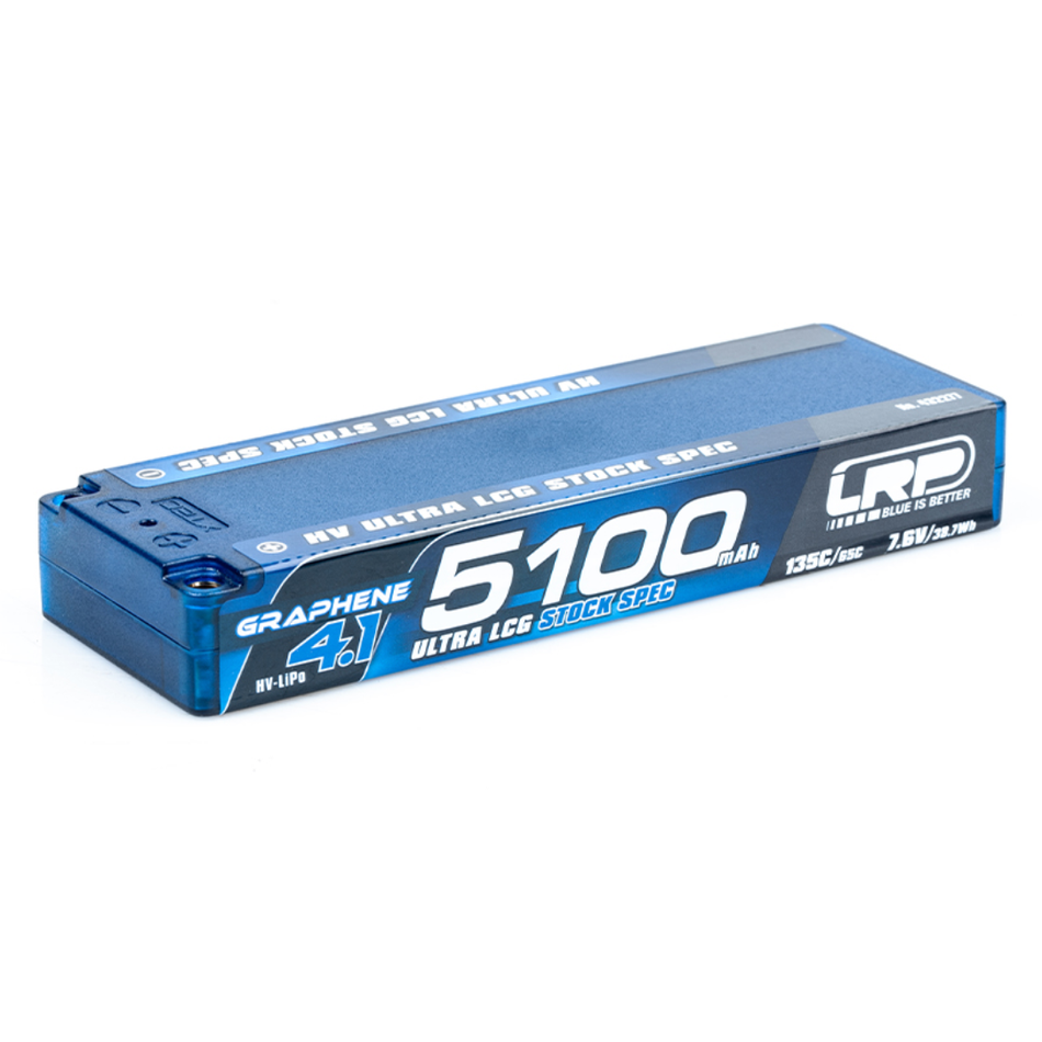 LRP G41 HV Ultra LCG Stock Spec 5100mAh LiPo 2S 7.6V 135C Hardcase LRP-432277