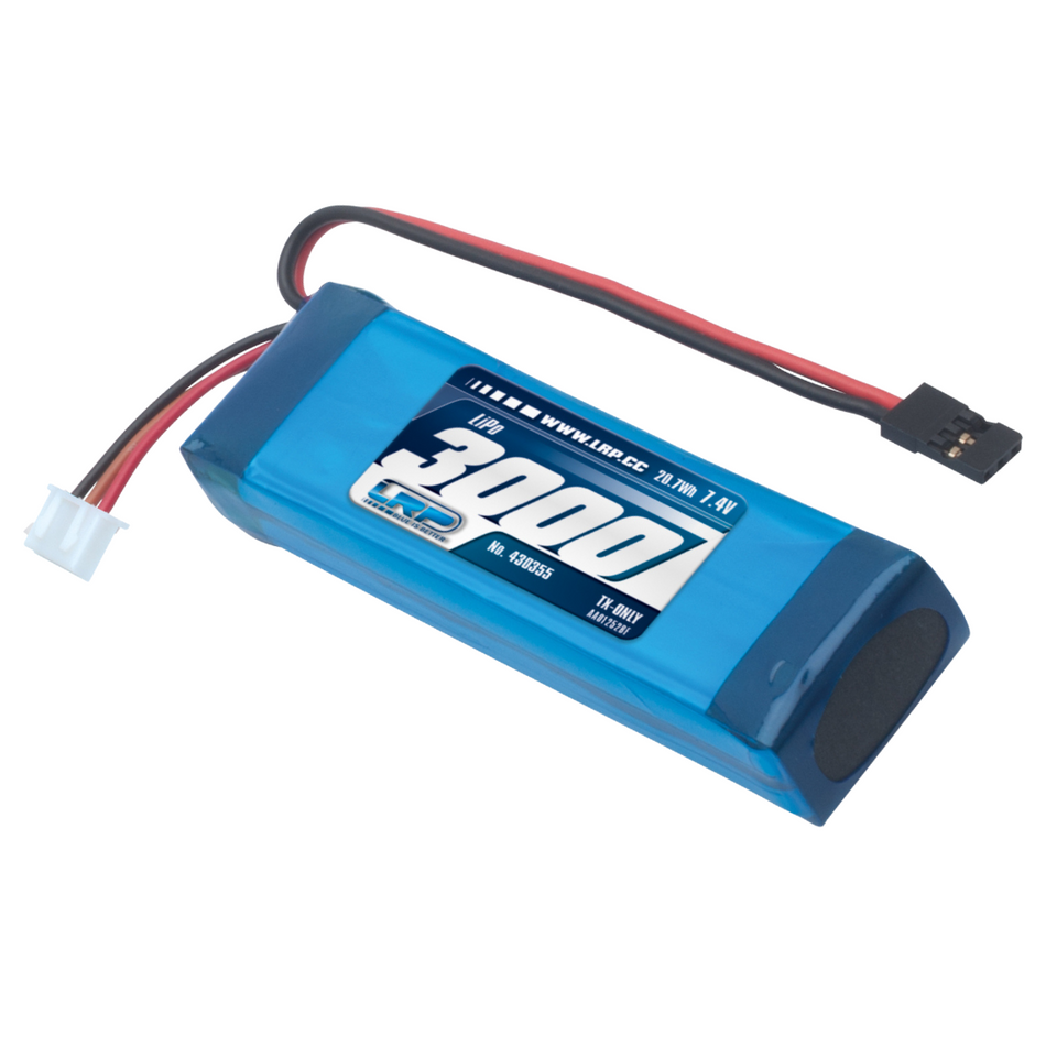 LRP LiPo 3000 TX-Pack Sanwa Futaba 7.4V 2S Transmitter Battery 430355