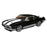 Losi 1969 Chevy Camaro V100 1/10 On-Road RTR RC Car Black LOS03033T2