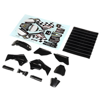 Losi Black Plastics with Wraps For Promoto-MX LOS260006