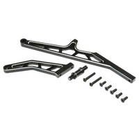 Losi Chassis Brace Set Rear Aluminium Black DBXL-E 2.0 351015