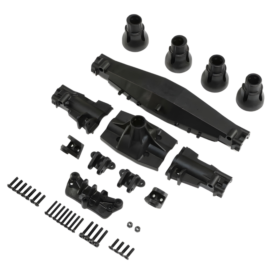 Losi Complete Rear Axle Housing Set, LMT, Bog Hog, King Sling LOS242030