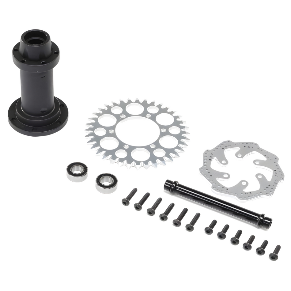 Losi Complete Rear Hub Assembly, ProMoto-MX LOS262014