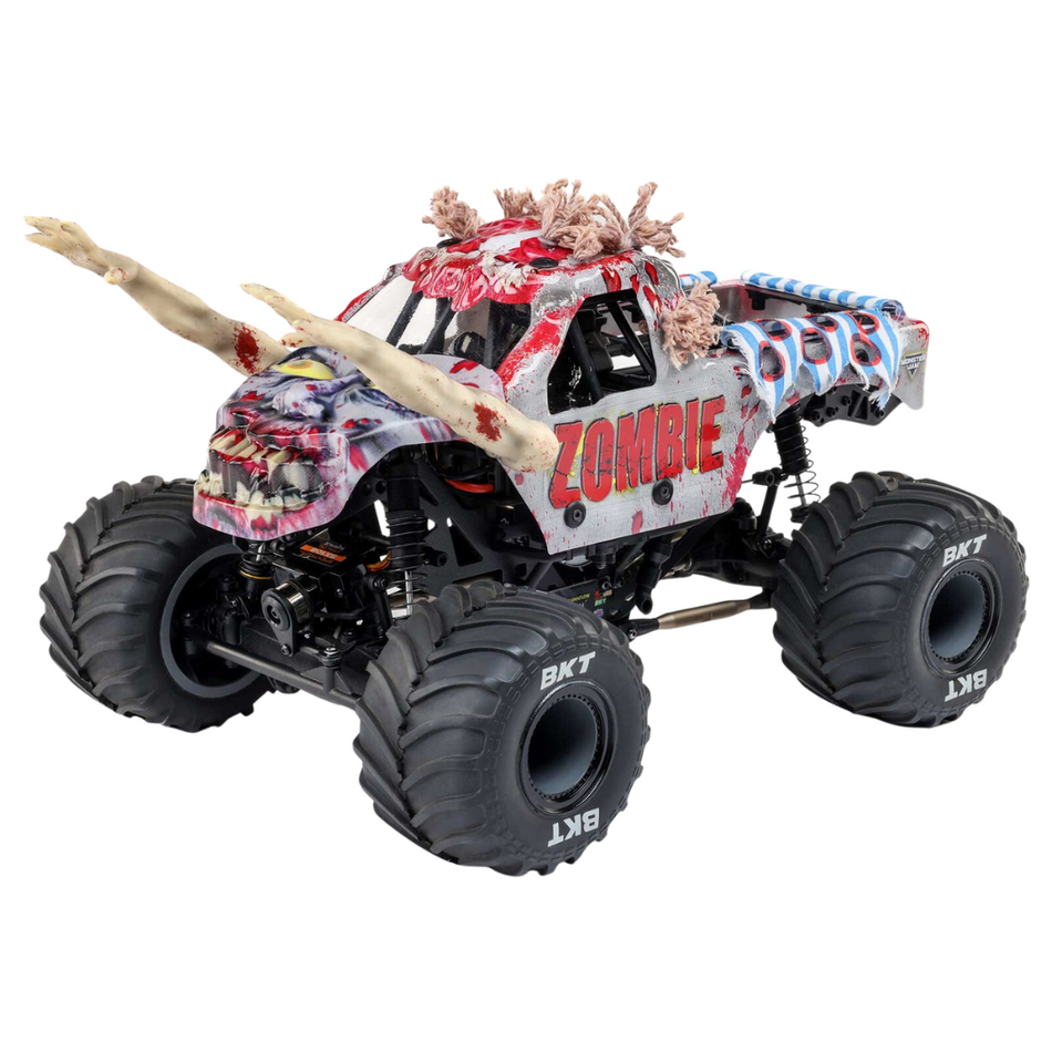 Losi Mini LMT Zombie 2S 4X4 RTR Brushed RC Monster Truck Red LOS01026T4