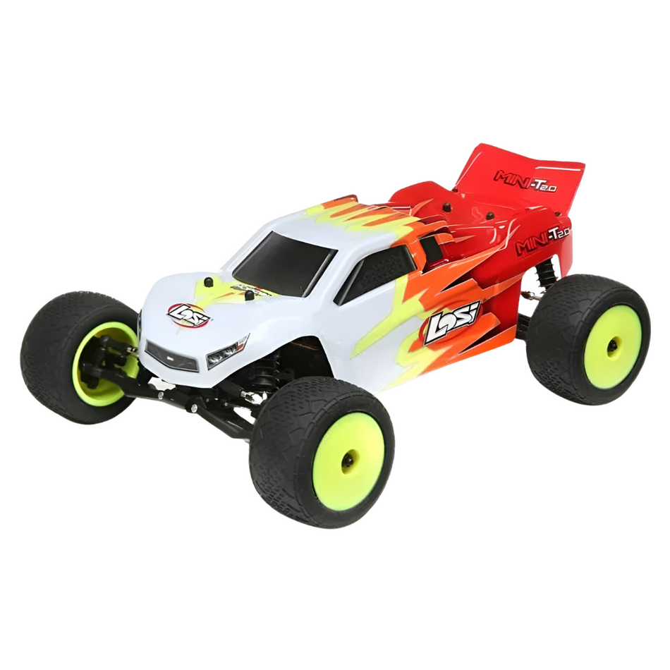 Losi Mini T 2.0 1/18 2WD RC Stadium Truck RTR Red, LOS01015T1