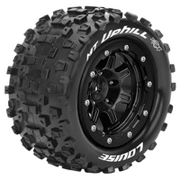 Louise RC MFT Maxx Uphill Tyres Beadlock 17mm Hex Black 1/2 Offset LT3330SB