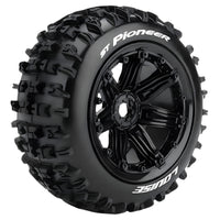 Louise ST-Rocket 1/8 Stadium Truck Beadlock Tyres Black L-T3287B