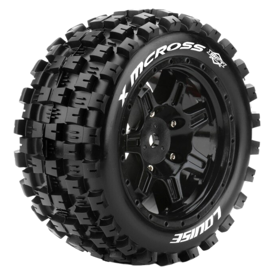 Louise X-Mcross 8S Kraton Wheels & Tyres (Black) 24mm Hex L-T3352BM