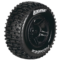 Louise SC Pioneer 1/10 Short Course Soft Wheels Tyres Black LT3148SB