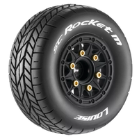 Louise SC Rocket M 1/10 Short Course Tyre Set Super Soft Black LT3228VB