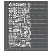 MCI Racing Drifting Sponsor Decals Sheet 2 1/10 Clear Vinyl RC Stickers