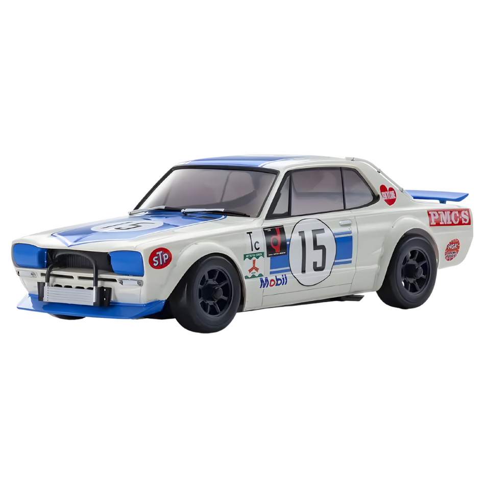 Kyosho Mini-Z Nissan Skyline 2000GT-R (KPGC10) Racing 1972 Body Shell MZP472BL