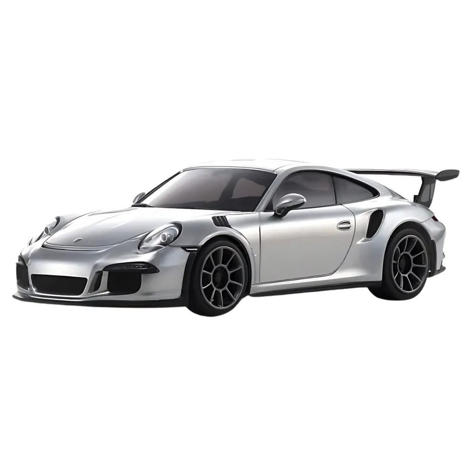 MINI-Z MR-04 RWD RTR RC Porsche 911 GT3 RS Metallic Silver Touring Car 32358S