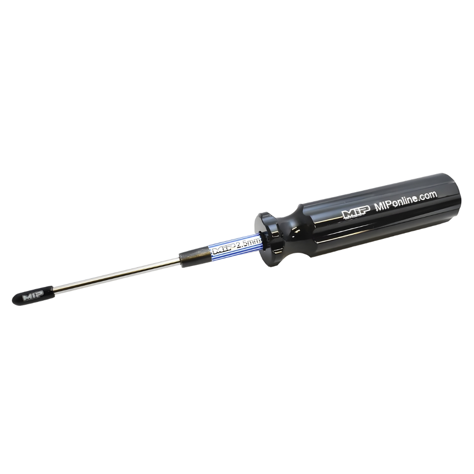 MIP 2.5mm Ball End Hex Driver Wrench with Black Handle 9010B