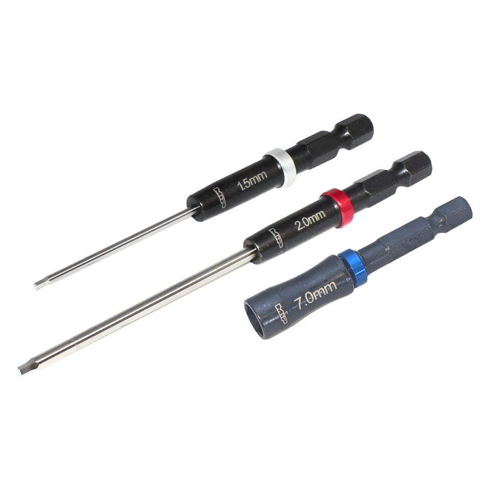 MIP Gen2 Speed Tip Hex Driver Set 1.5mm 2.0mm 7.0mm Nut Driver for Traxxas 9625