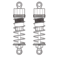 MJX Hyper Go Rear Oil-Filled Shock Absorber 2pcs 14500B