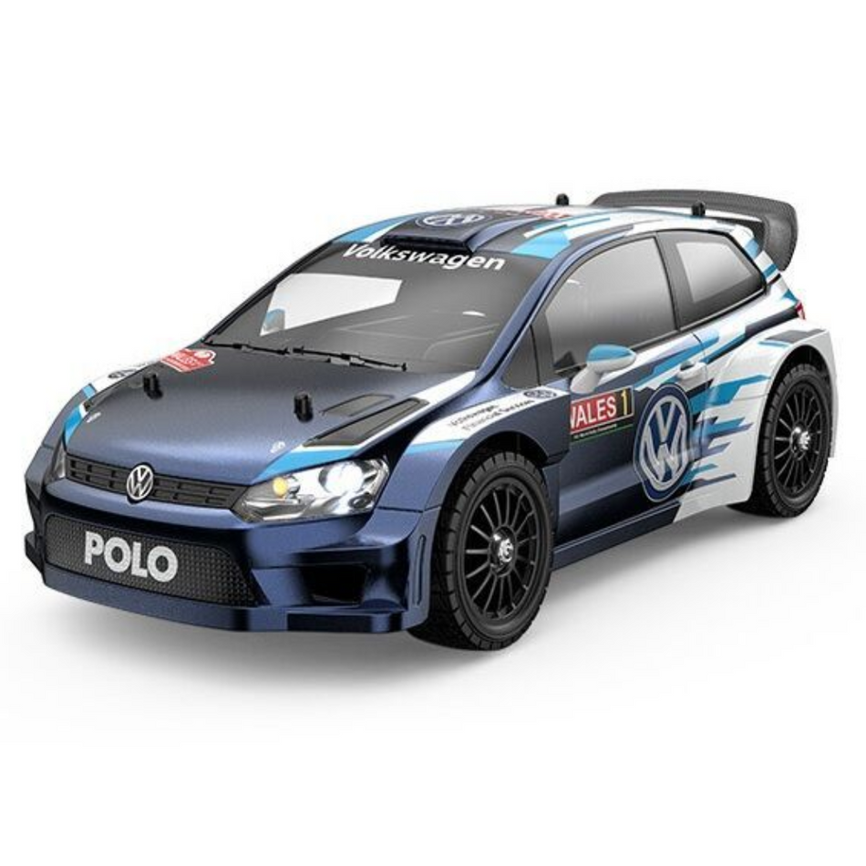 MJX Hyper Go Volkswagen Polo R WRC 1/14 4WD Brushless RC Car Blue Black 14304