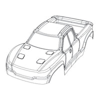 MJX 16208 Body Shell Replacement MJXS-1601C