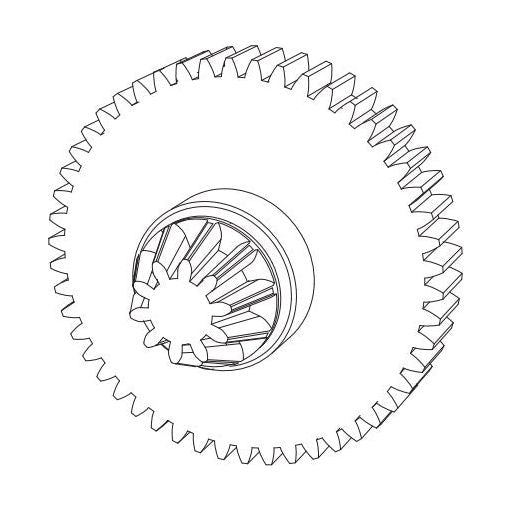 MJX Hyper Go Spur Gear Assembly Machined Metal 16401Y