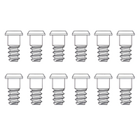 MJX 1/16 RC Car Step Flat Screws Replacement Screws 12pcs M2665