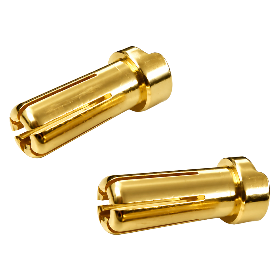 OZRC 5mm Plated Male Battery Plug Short 2Pcs OZRCLFOP251