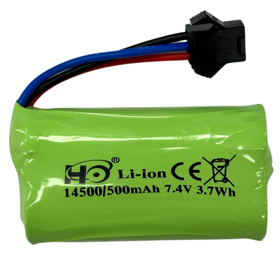 MN Model 7.4V 500mAh Li-ion Battery for RC LDRC Mini 1/18 Drift Car MN-2S-500