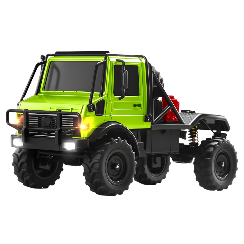MN Model MN-333 1/18 Unimog RC Rock Crawler Metal 4WD RTR Green MN-333-GR