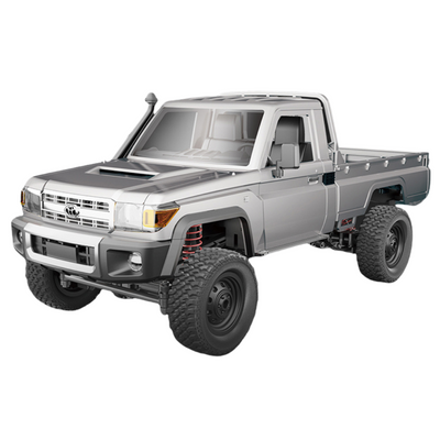 MN Model Toyota LC79 Pro 1/12 4WD RTR RC Crawler with LED Lights Silver MN-82-PRO
