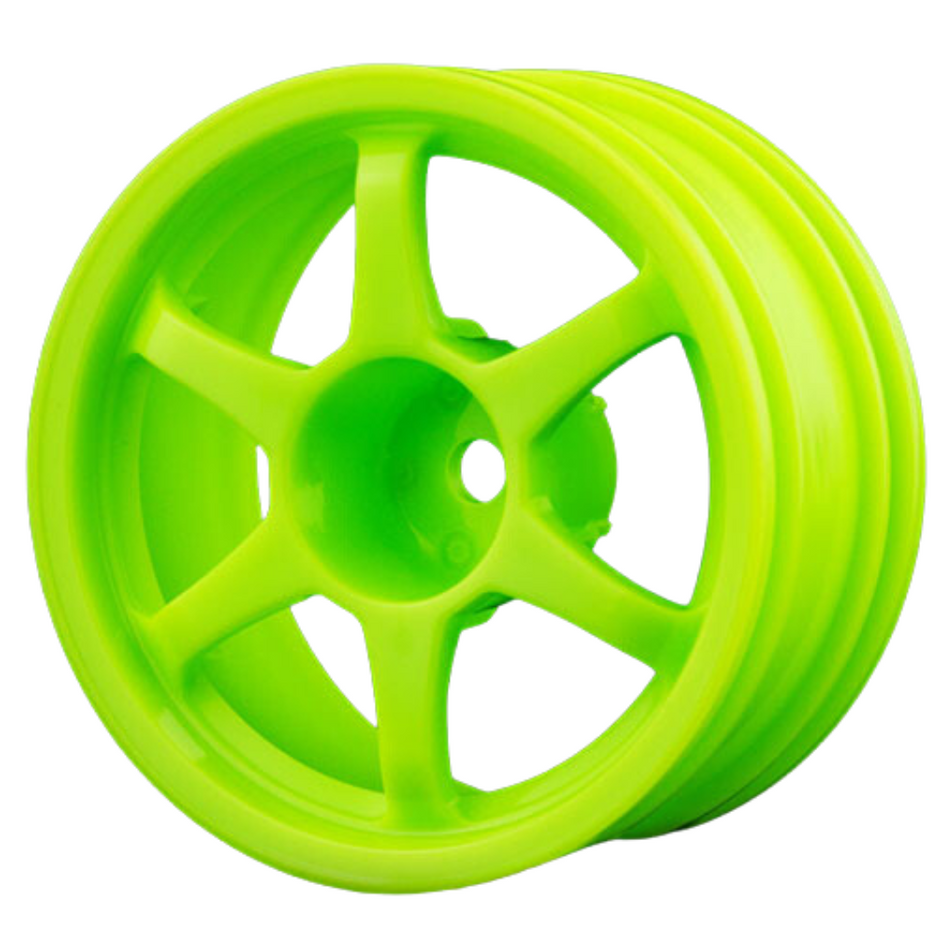 MST Green Type-C RC Drift Wheels 1/10 (4pcs) +7 Offset 102032AG