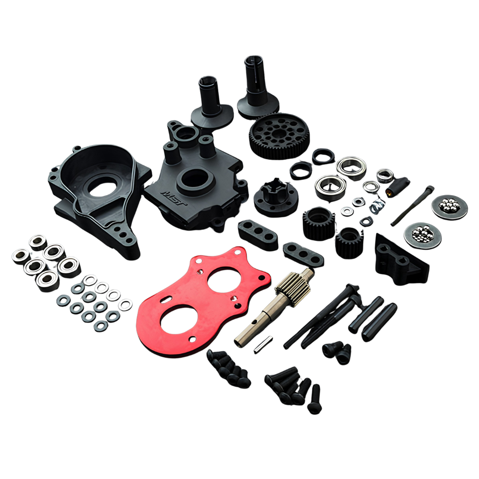 MST 210651RRMX Spur Gearbox Set RMX 2.0 2.5 RRX 2.0 Rear Red