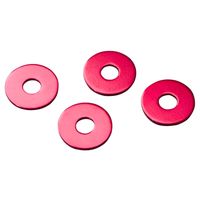 MST 820049R Wheel Hub Spacers 1mm Red 820049R