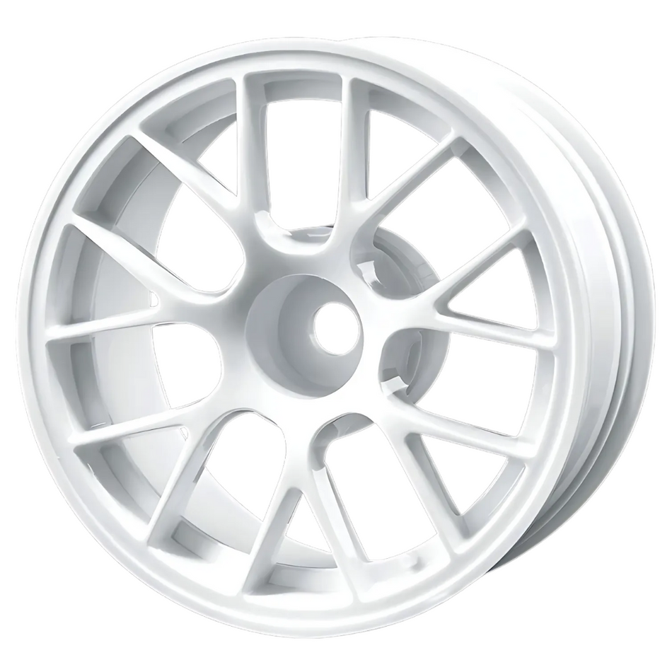 MST RE M RC Drift Wheels 24.5mm +5 Offset White 4pcs 832552W