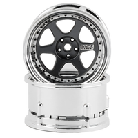 DS Racing Element II 1/10 6-Spoke Drift Wheels (Gun Metal) 2pc DE220