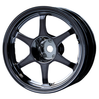 MST Type-C Wheel Set 1/10th Scale RC Drift Touring Silver Black 102031SBK